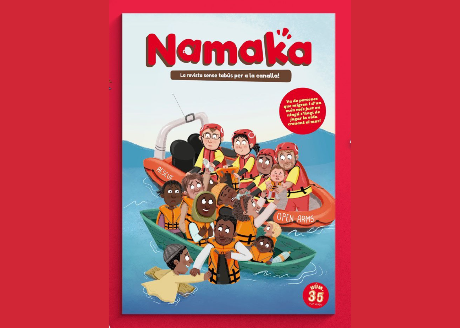  'Namaka' dedica un número especial a la migració, els DDHH i l'empatia