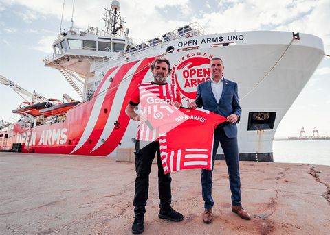El Girona FC se suma a la misión de Open Arms