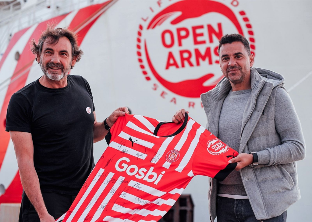 Il Girona FC si unisce alla missione di Open Arms