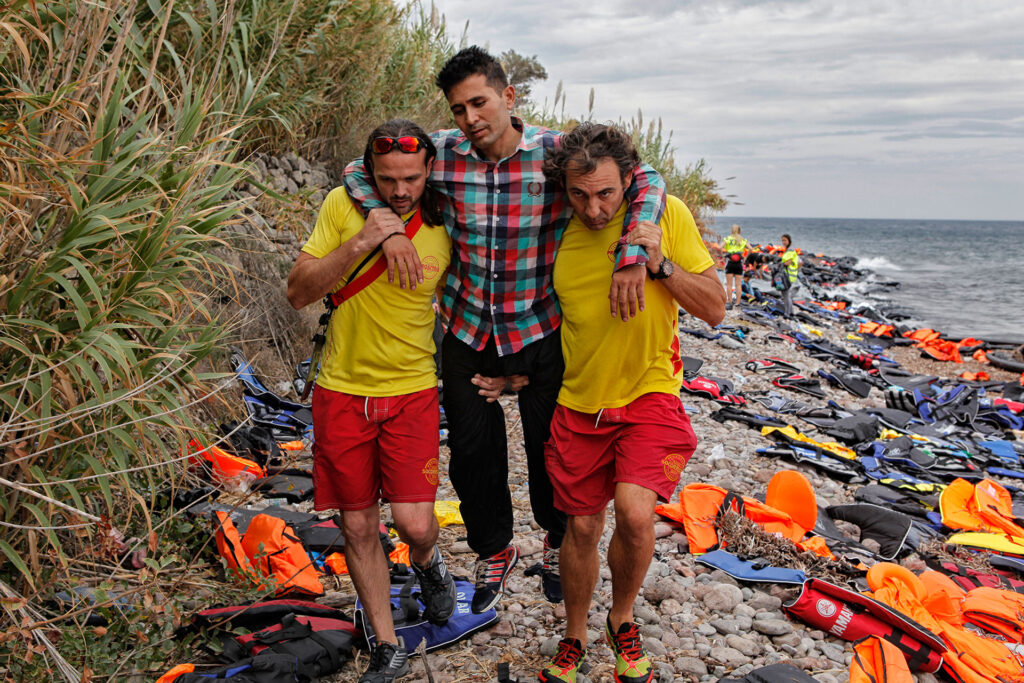 Soccorso a braccia aperte di Lesbos