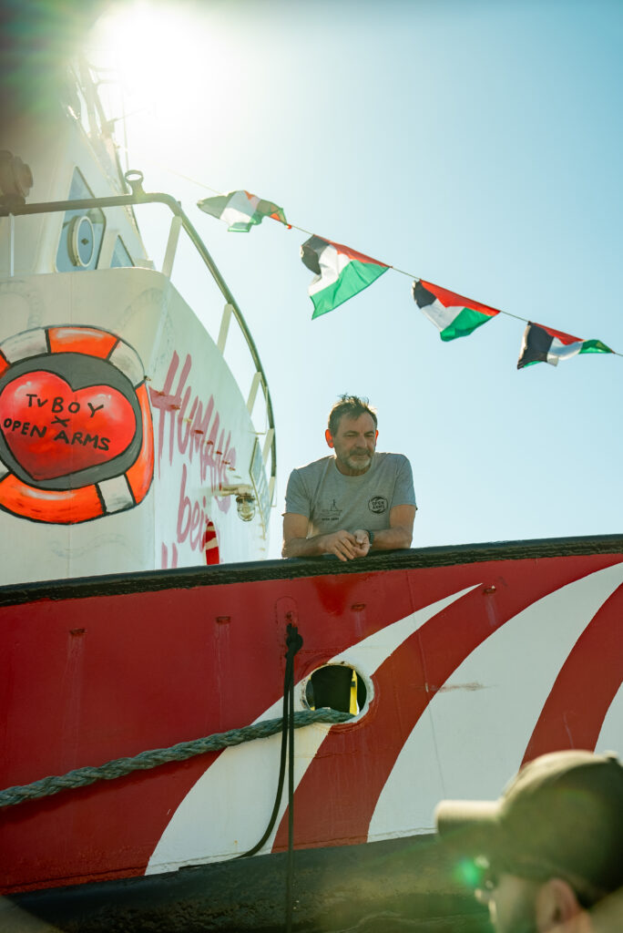 Siamo salpati verso Gaza: : Open Arms in mare con la più grande flottiglia civile mai organizzata.